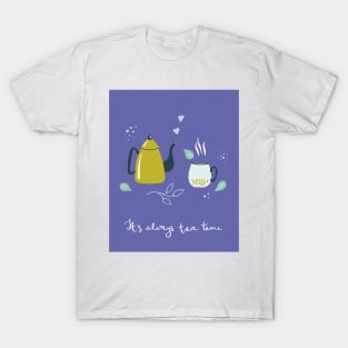 Tea time print T-Shirt